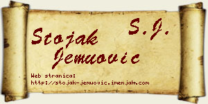 Stojak Jemuović vizit kartica